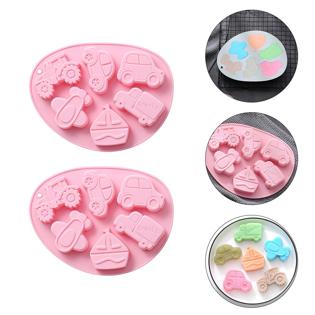 2Pcs 3D Silicone Vehicle Choco - Microwave Oven review and price