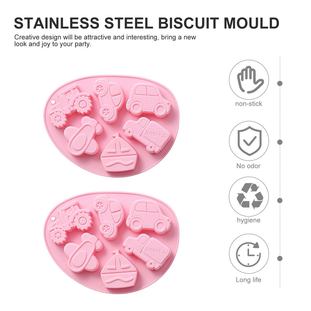 2Pcs 3D Silicone Vehicle Choco - Microwave Oven review and price