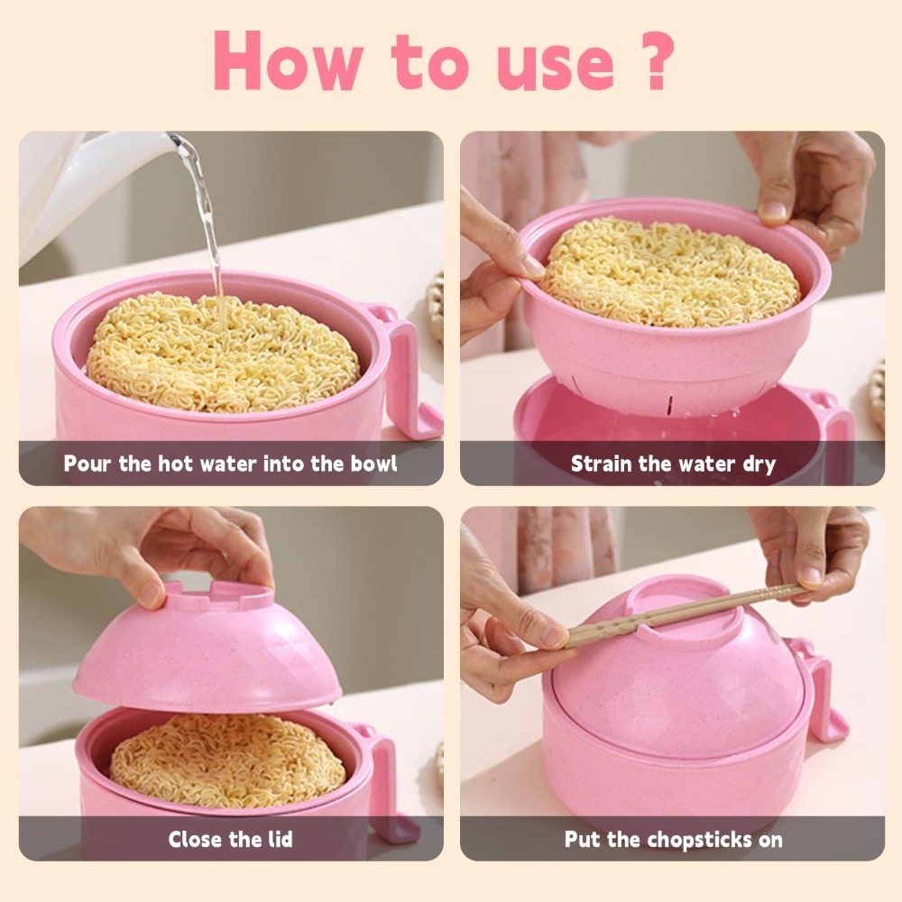 Microwave Ramen Bowl 6-Piece S - Rice Cooker review and price