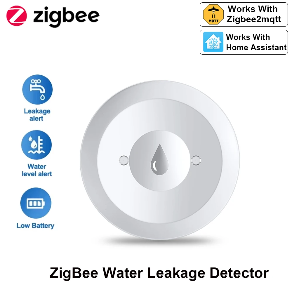 Zigbee Water Sensor Flood Leak - Kitchen Appliances Video review and price