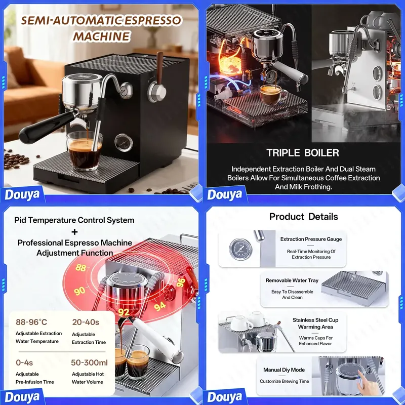 CAFOVO E120 Semi-automatic Esp - Coffee Maker review and price