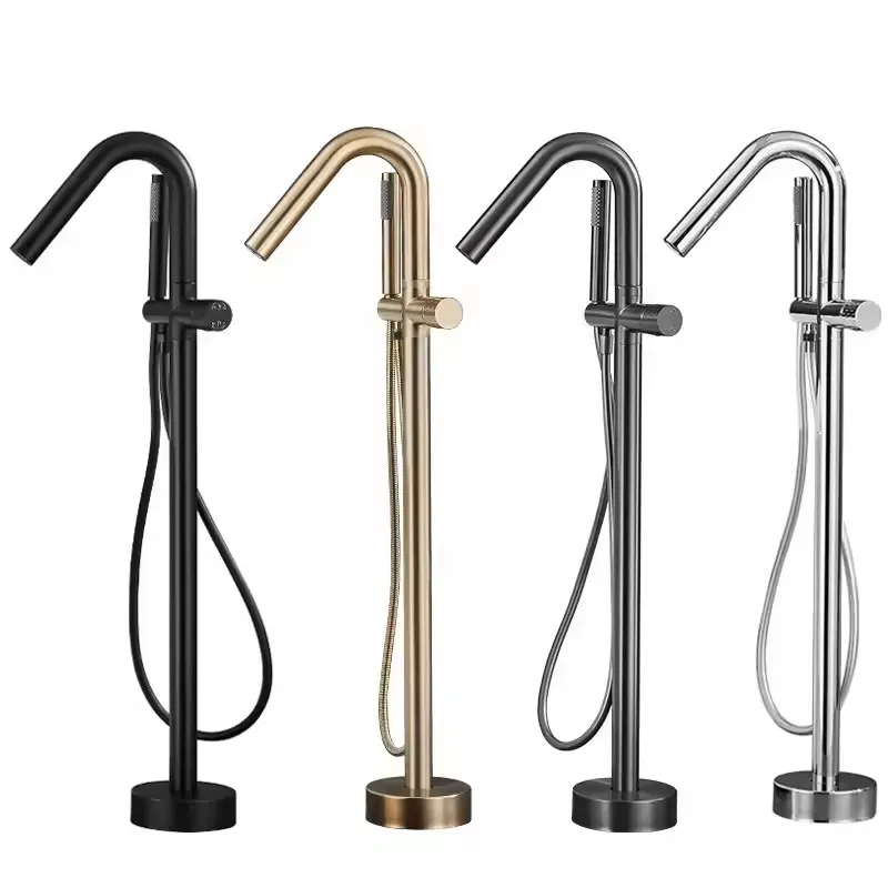 Copper Freestanding Bath Showe - Stand Mixer review and price
