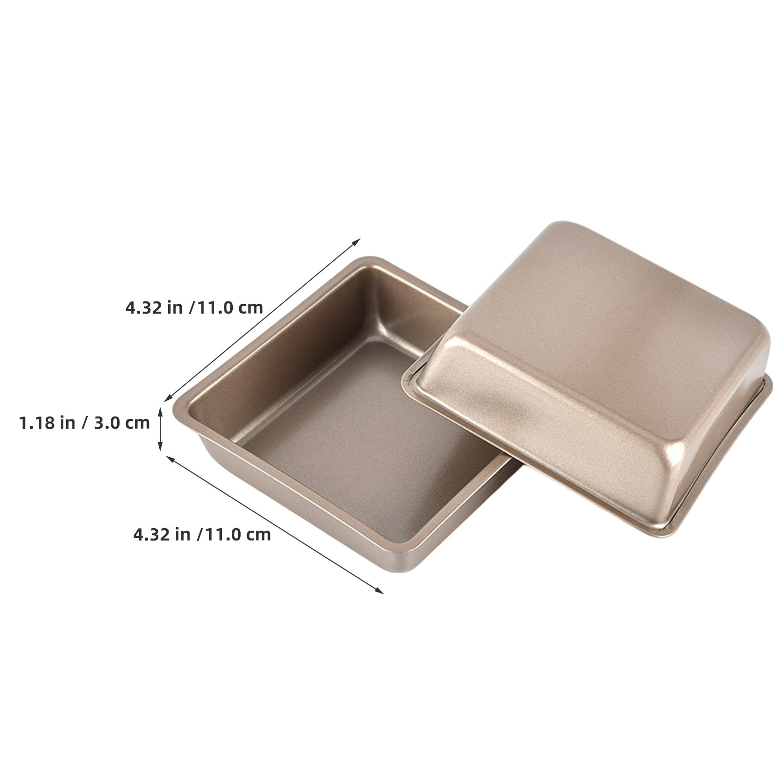 4 Pcs Square Non-stick Baking  - Air Fryer review and price